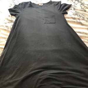 Solid black Carly dress